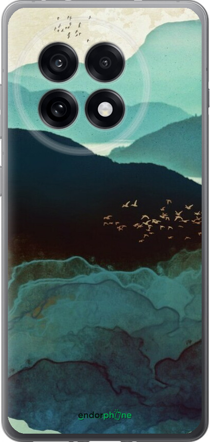 Силиконовый чехол С изображением гор Индиго для OnePlus Ace 5 - 6484u-4087 изображение 