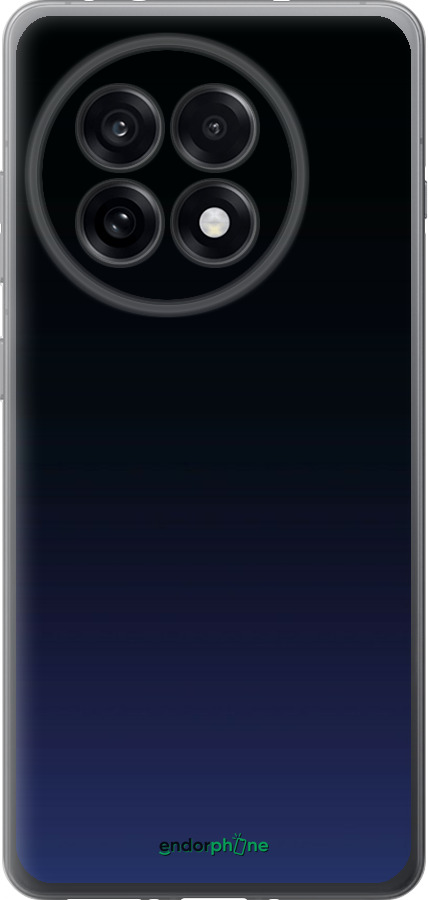 Силиконовый чехол Градиент в тёмно - синем стиле для OnePlus Ace 5 Pro - 6542u-3934 изображение 