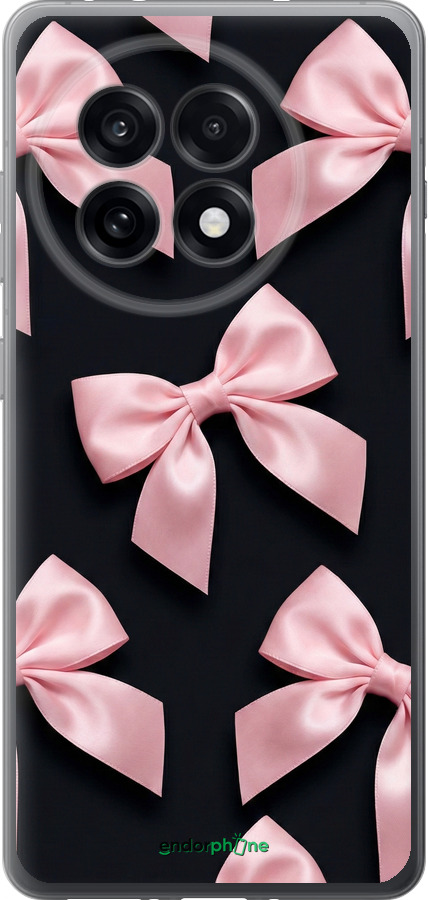 Силиконовый чехол Coquette Ribbons Dark Coquette для OnePlus 13R 5G - 6767u-3922 изображение 
