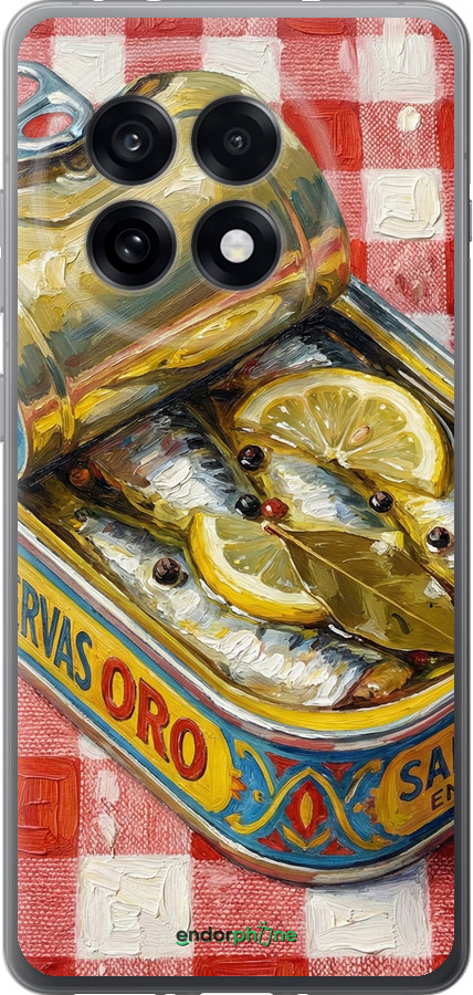Силиконовый чехол Vintage Sardine Tin Phone для OnePlus 13R 5G - 6772u-3922 изображение 