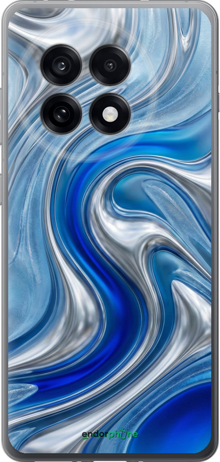 Силиконовый чехол Liquid Chrome для OnePlus Ace 5 Pro - 6781u-3934 изображение 
