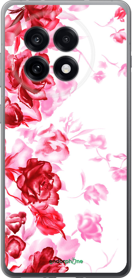 Силіконовий чехол Намальовані троянди для OnePlus Ace 5 - 724u-4087 изображение 