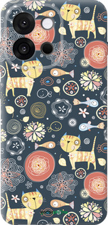 Силіконовий чехол Кошенята v4 для OnePlus 13T 5G / 13S 5G - 1224u-4026 изображение 