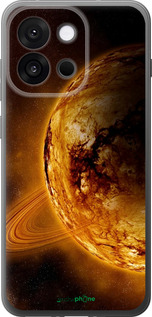 Силиконовый чехол Жёлтый Сатурн для OnePlus 13T 5G / 13S 5G - 170u-4026 изображение 