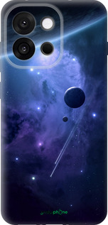 Силиконовый чехол Планеты в синем космосе для OnePlus 13T 5G / 13S 5G - 171u-4026 изображение 