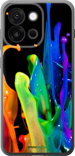 Силіконовий чехол Бризки фарби для OnePlus 13T 5G / 13S 5G - 3957u-4026 изображение 