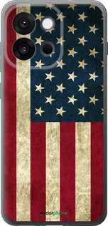 Силиконовый чехол Флаг США для OnePlus 13T 5G / 13S 5G - 395u-4026 изображение 