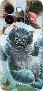 Силиконовый чехол Чеширский кот 2 для OnePlus 13T 5G / 13S 5G - 3993u-4026 изображение 