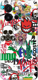 Силіконовий чехол Many different logos для OnePlus 13T 5G / 13S 5G - 4022u-4026 изображение 