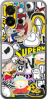 Силиконовый чехол Popular logos для OnePlus 13T 5G / 13S 5G - 4023u-4026 изображение 