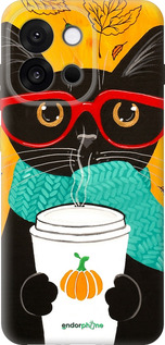 Силиконовый чехол Осенний кот для OnePlus 13T 5G / 13S 5G - 4026u-4026 изображение 