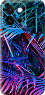 Силиконовый чехол Папоротник под ультрафиолетом для OnePlus 13T 5G / 13S 5G - 4069u-4026 изображение 