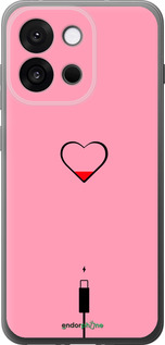 Силіконовий чехол Підзарядка серця1 для OnePlus 13T 5G / 13S 5G - 4275u-4026 изображение 