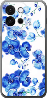 Силіконовий чехол Блакитні орхідеї для OnePlus 13T 5G / 13S 5G - 4406u-4026 изображение 