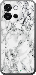 Силиконовый чехол Мрамор белый для OnePlus 13T 5G / 13S 5G - 4480u-4026 изображение 