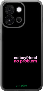 Силиконовый чехол no boyfriend no problem для OnePlus 13T 5G / 13S 5G - 4549u-4026 изображение 