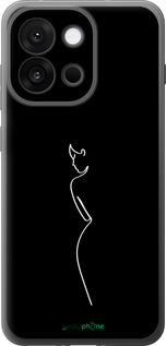 Силиконовый чехол Силуэт1 для OnePlus 13T 5G / 13S 5G - 4590u-4026 изображение 