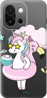 Силиконовый чехол Crown Unicorn для OnePlus 13T 5G / 13S 5G - 4660u-4026 изображение 