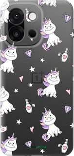 Силиконовый чехол Единорожка v2 для OnePlus 13T 5G / 13S 5G - 4703u-4026 изображение 