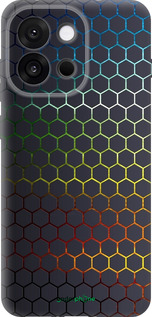 Силиконовый чехол Переливающиеся соты для OnePlus 13T 5G / 13S 5G - 498u-4026 изображение 