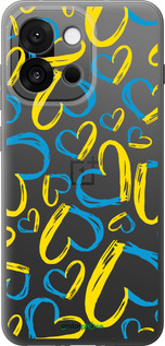 Силиконовый чехол Сердца UA для OnePlus 13T 5G / 13S 5G - 5292u-4026 изображение 