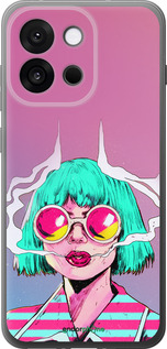 Силиконовый чехол Поп арт девушка для OnePlus 13T 5G / 13S 5G - 5378u-4026 изображение 