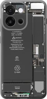 Силиконовый чехол Детали смартфона для OnePlus 13T 5G / 13S 5G - 5487u-4026 изображение 