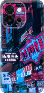 Силиконовый чехол Hong Kong City для OnePlus 13T 5G / 13S 5G - 5536u-4026 изображение 