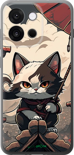 Силиконовый чехол Япония - кот на крыше для OnePlus 13T 5G / 13S 5G - 5582u-4026 изображение 