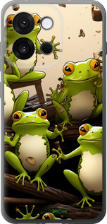 Силиконовый чехол Жабки для OnePlus 13T 5G / 13S 5G - 5656u-4026 изображение 