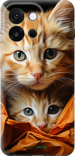 Силіконовий чехол Котики 2 для OnePlus 13T 5G / 13S 5G - 5664u-4026 изображение 