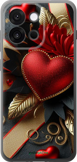 Силиконовый чехол 'Сердечки v2' для OnePlus 13T 5G / 13S 5G изображение 1