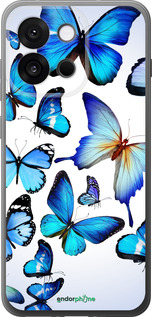 Силиконовый чехол Бабочки для OnePlus 13T 5G / 13S 5G - 6023u-4026 изображение 