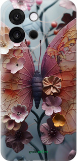 Силиконовый чехол Fairy Butterfly для OnePlus 13T 5G / 13S 5G - 6048u-4026 изображение 