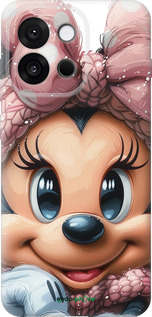 Силиконовый чехол Минни Маус с бантиком для OnePlus 13T 5G / 13S 5G - 6055u-4026 изображение 