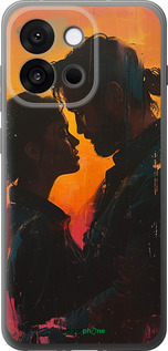 Силиконовый чехол Любовь на полотне для OnePlus 13T 5G / 13S 5G - 6067u-4026 изображение 