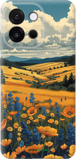 Силиконовый чехол Украинское поле для OnePlus 13T 5G / 13S 5G - 6082u-4026 изображение 