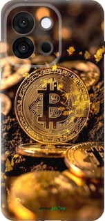 Силіконовий чехол Золота лихоманка біткойна для OnePlus 13T 5G / 13S 5G - 6089u-4026 изображение 
