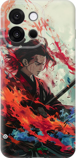 Силиконовый чехол Битва стихий для OnePlus 13T 5G / 13S 5G - 6110u-4026 изображение 