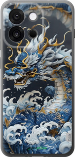 Силиконовый чехол Водяной дракон для OnePlus 13T 5G / 13S 5G - 6113u-4026 изображение 