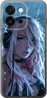 Силиконовый чехол Неоновый дождь для OnePlus 13T 5G / 13S 5G - 6119u-4026 изображение 