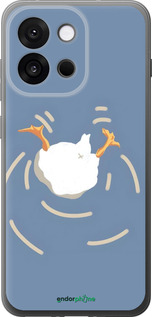 Силиконовый чехол Гусь ныряет для OnePlus 13T 5G / 13S 5G - 6275u-4026 изображение 