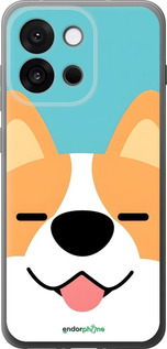 Силиконовый чехол Корги для OnePlus 13T 5G / 13S 5G - 6280u-4026 изображение 