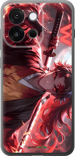 Силиконовый чехол Аниме воин для OnePlus 13T 5G / 13S 5G - 6281u-4026 изображение 