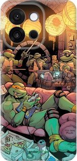 Силиконовый чехол Черепашки нинзя для OnePlus 13T 5G / 13S 5G - 6346u-4026 изображение 