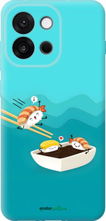 Силиконовый чехол Суши для OnePlus 13T 5G / 13S 5G - 6354u-4026 изображение 