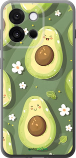 Силиконовый чехол Авокадо для OnePlus 13T 5G / 13S 5G - 6380u-4026 изображение 