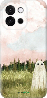 Силиконовый чехол Привидение для OnePlus 13T 5G / 13S 5G - 6401u-4026 изображение 