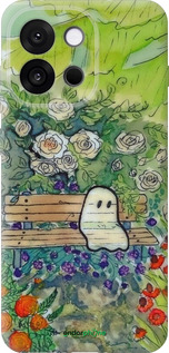 Силиконовый чехол Грустное привидение для OnePlus 13T 5G / 13S 5G - 6403u-4026 изображение 