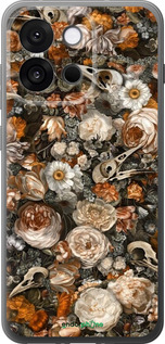 Силиконовый чехол В стиле барокко-мрачный для OnePlus 13T 5G / 13S 5G - 6404u-4026 изображение 